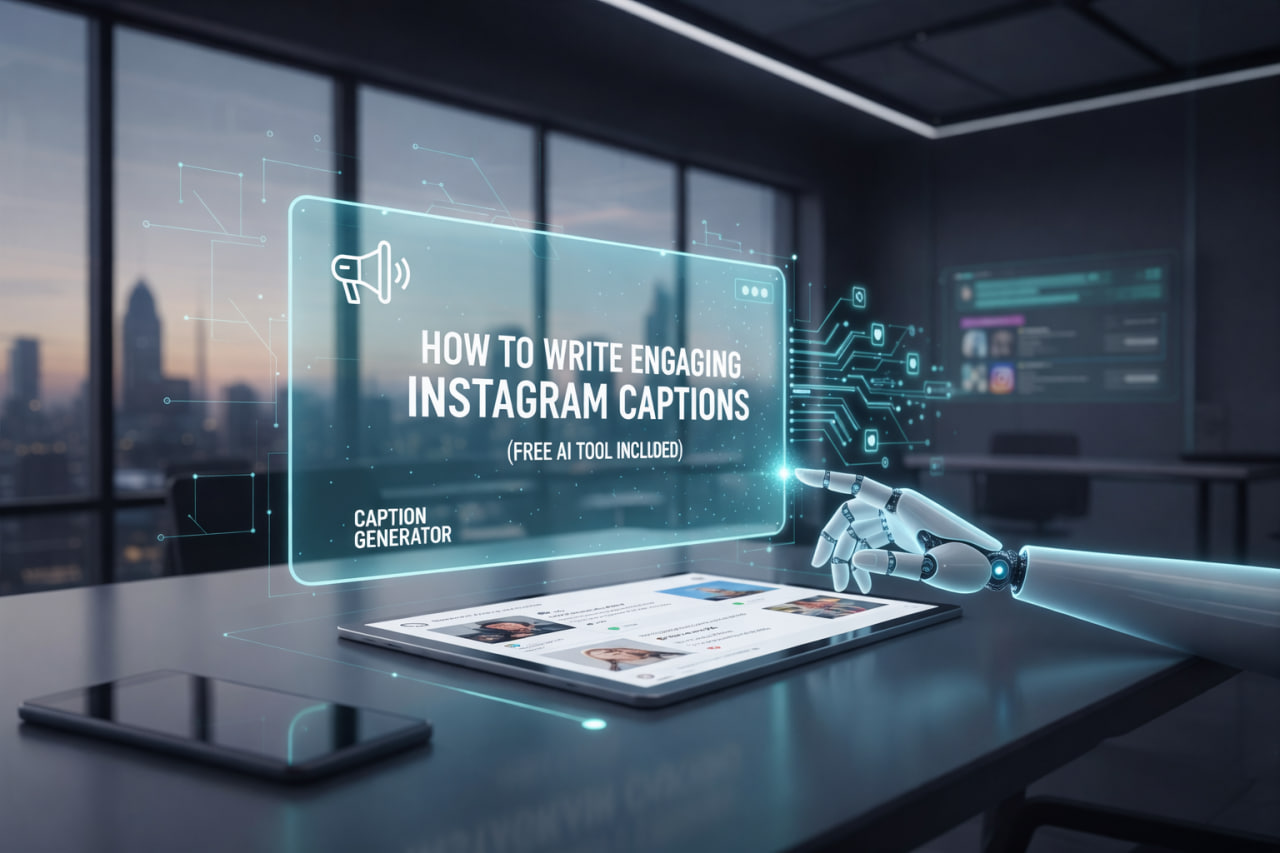 How to Write Engaging Instagram Captions That Boost Engagement (Free Tool Included)